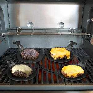 Arteflame Mini Plancha Griddle For Perfect Patties - Set of 4, AFBP6SET4
