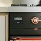 ILVE Nostalgie II 30" Dual Fuel Natural Gas Range in Black with Bronze Trim, UP30NMPBKB