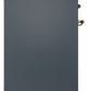 ILVE Nostalgie II 30" Dual Fuel Natural Gas Range in Blue Grey with Brass Trim, UP30NMPBGG