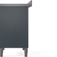 ILVE Nostalgie II 40" Induction Range with Element Stove and Electric Oven in Blue Grey with Bronze Trim, UPDI406NMPBGB