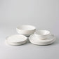 Fable Classic Dinnerware Set in Speckled White