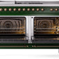 ILVE Nostalgie II 60" Dual Fuel Propane Gas Range in Emerald Green with Bronze Trim, UP60FSNMPEGBLP