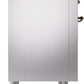 ILVE Nostalgie II 36" Dual Fuel Natural Gas Range in Stainless Steel with Bronze Trim, UP36FNMPSSB
