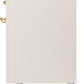 ILVE Nostalgie II 60" Dual Fuel Propane Gas Range in Antique White with Brass Trim, UP60FSNMPAWGLP