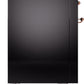 ILVE Nostalgie II 48" Dual Fuel Propane Gas Range in Black with Copper Trim, UP48FNMPBKPLP