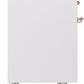ILVE Nostalgie II 40" Induction Range with Element Stove and Electric Oven in White with Copper Trim, UPDI406NMPWHP