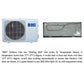 BHI 12,000 BTU 19 SEER 2 Ductless Mini Split Air Conditioner with Heat Pump 230-Volt, 16.4ft/25ft lineset