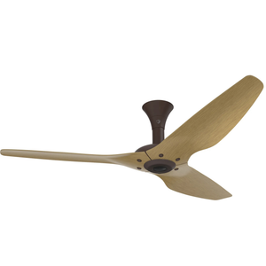 Big Ass Fans Haiku Covered Outdoor Ceiling Fan with Caramel Bamboo Blade