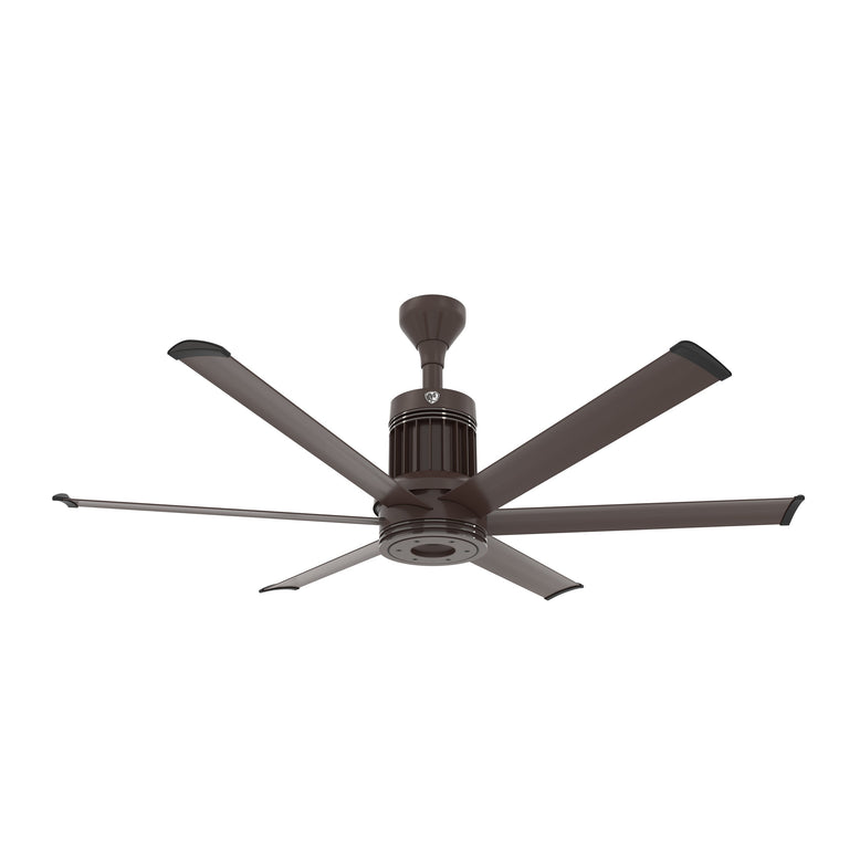 Big Ass Fans i6 84" Ceiling Fan in Oil Rubbed Bronze, Downrod 12", Covered Outdoors