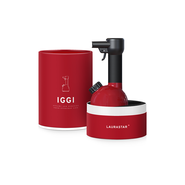 Laurastar Iggi Handheld Steamer in Intense Red