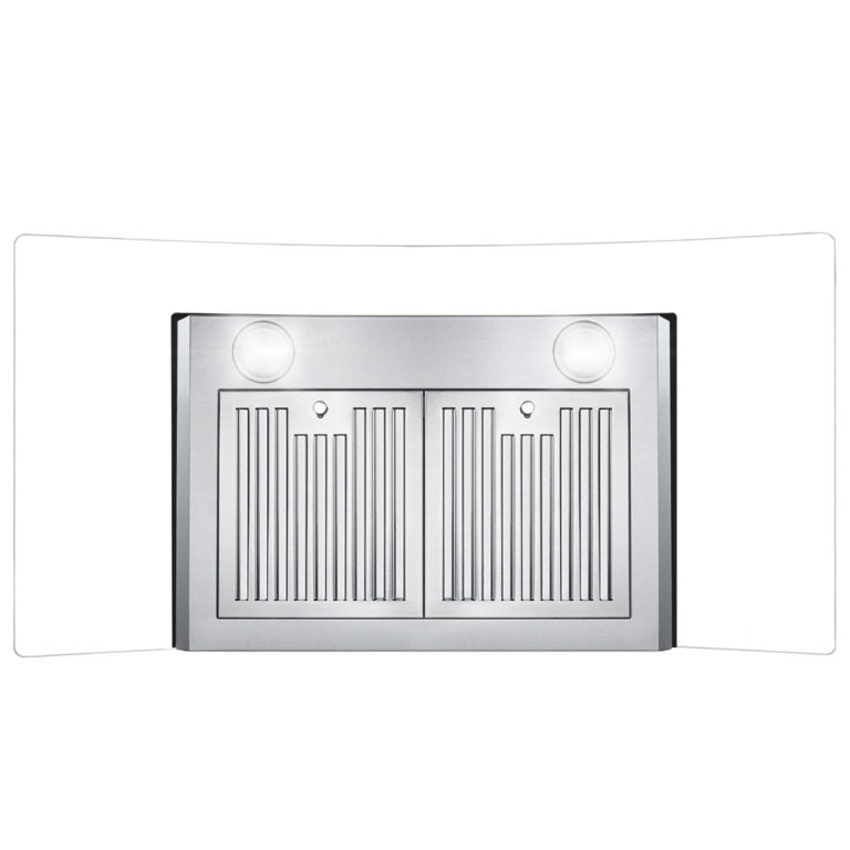 Cosmo 36" 380 CFM Convertible Wall Mount Range Hood with Glass Canopy and Digital Touch Controls, COS-668AS900