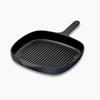 Caraway 10.5” Enameled Cast Iron Grill Pan - Midnight Blue