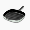 Caraway 10.5” Enameled Cast Iron Grill Pan - Light Mist