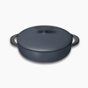 Caraway 3.5 qt Enameled Cast Iron Braiser - Midnight Blue