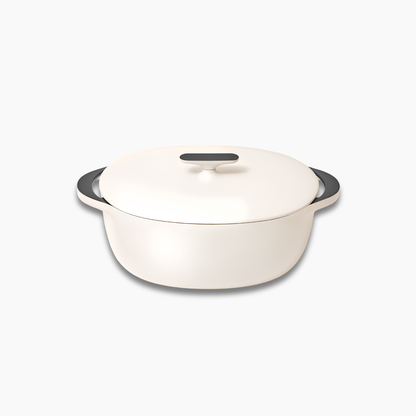 Caraway 8.5 qt Enameled Cast Iron Oval Dutch Oven