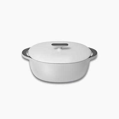 Caraway 8.5 qt Enameled Cast Iron Oval Dutch Oven