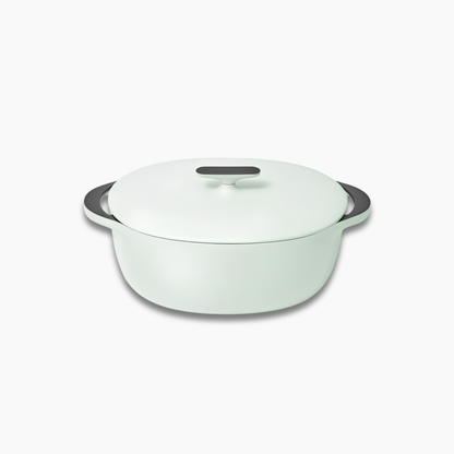 Caraway 8.5 qt Enameled Cast Iron Oval Dutch Oven