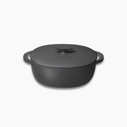 Caraway 8.5 qt Enameled Cast Iron Oval Dutch Oven