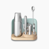 Caraway 9-Piece Complete Bar Set with Storage - Mist
