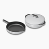Caraway Cast Iron Skillet & Braiser Duo - Gray