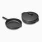 Caraway Cast Iron Skillet & Braiser Duo