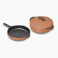 Caraway Cast Iron Skillet & Braiser Duo