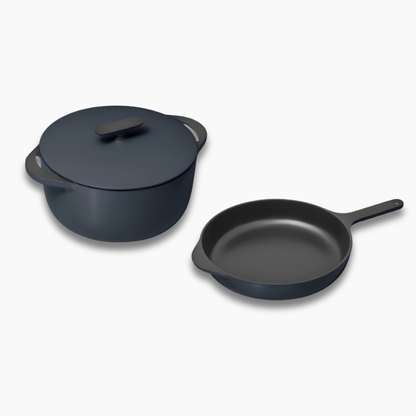 Caraway Cast Iron Skillet & Dutch Oven Duo