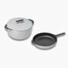 Caraway Cast Iron Skillet & Dutch Oven Duo - Gray