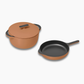 Caraway Cast Iron Skillet & Dutch Oven Duo