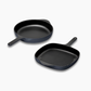Caraway Cast Iron Skillet & Grill Pan Duo
