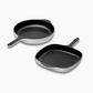 Caraway Cast Iron Skillet & Grill Pan Duo
