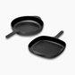 Caraway Cast Iron Skillet & Grill Pan Duo