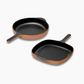Caraway Cast Iron Skillet & Grill Pan Duo