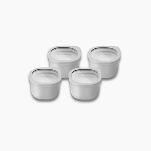 Caraway Dot Containers in Gray (Set of 4)