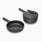 Caraway Enameled Cast Iron Mini Duo