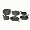 Caraway Enameled Cast Iron & Minis Set - Charcoal