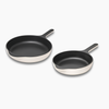 Caraway Enameled Cast Iron Skillet Duo - Cream