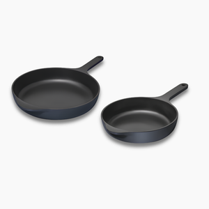 Caraway Enameled Cast Iron Skillet Duo