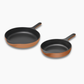 Caraway Enameled Cast Iron Skillet Duo