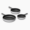 Caraway Enameled Cast Iron Skillet Trio - Gray