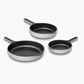 Caraway Enameled Cast Iron Skillet Trio