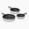 Caraway Enameled Cast Iron Skillet Trio - Light Mist