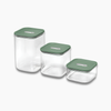 Caraway Glass Airtight Container Trio - Sage