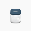 Caraway Medium Glass Airtight Container - Navy