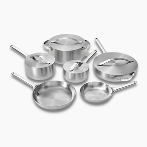 Caraway Stainless Steel Cookware & Minis Set