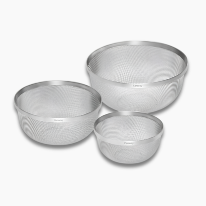 Caraway Stainless Steel Strainer Set