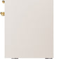 ILVE Nostalgie II 40" Dual Fuel Natural Gas Range in Antique White with Brass Trim, UPD40FNMPAWG