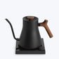 Fellow Stagg EKG Pro Studio Electric Kettle in Matte Black with Walnut Accents | Studio Edition