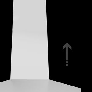 Induction Hardware Chimney Extension for 48" and 60" Range Hoods, 9.5 ft-12.5 ft Ceilings - Stainless