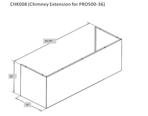 Chimney Cover Kit - CHK007, CHK008, CHK009, CHK010 (PRO500)